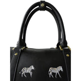 Leather Zebra Duffle