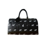 Leather Zebra Duffle