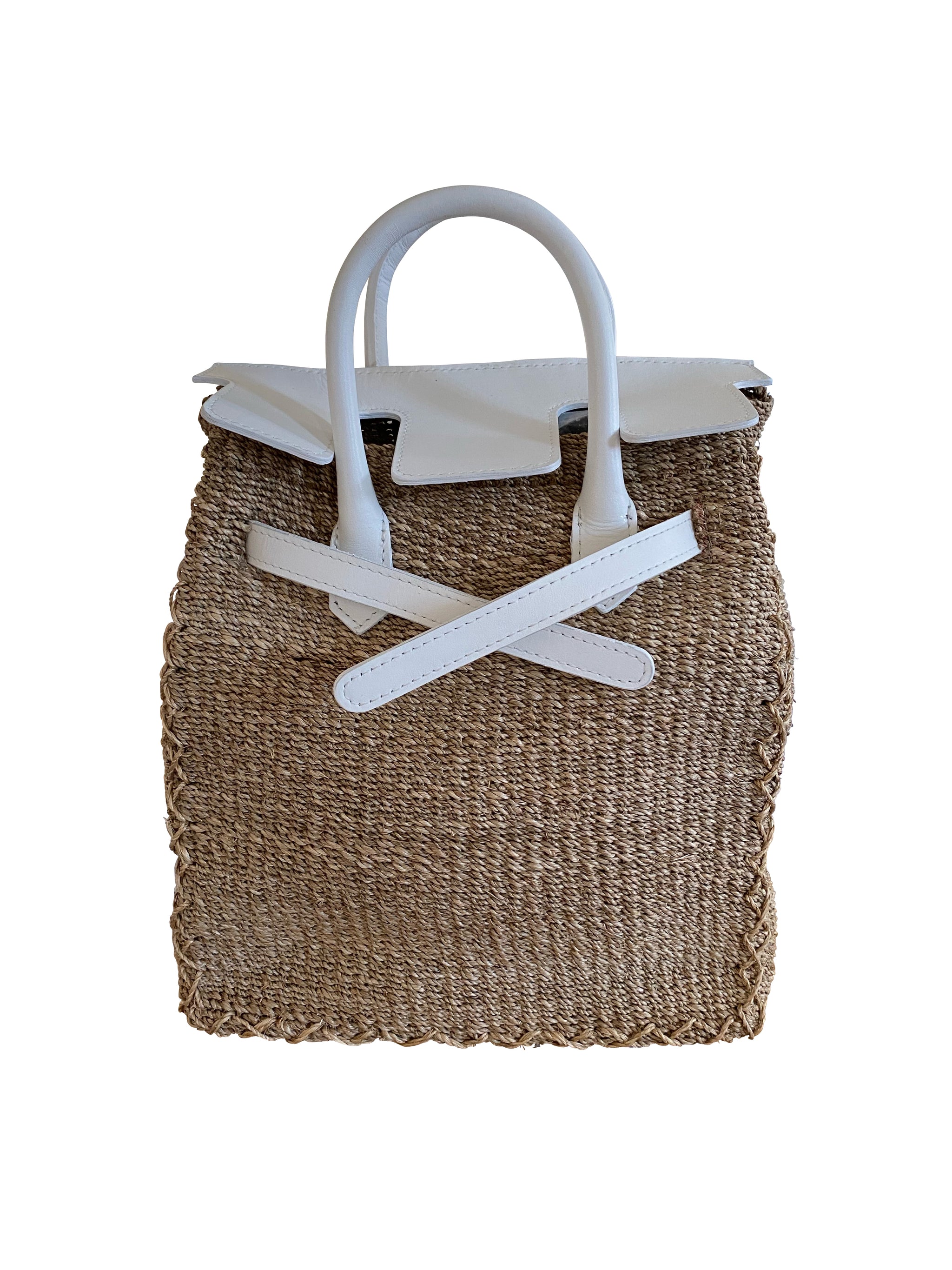 Tambourine) Paris style bag / Straw Bag / straw factory handbag/ handles/ straw purse Shoulder Bag / seagrass bag / wicker bag